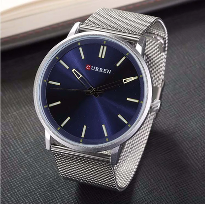 CURREN Original Brand Mesh Band Wrist Watch For Men With Brand (Box & Bag)-8233