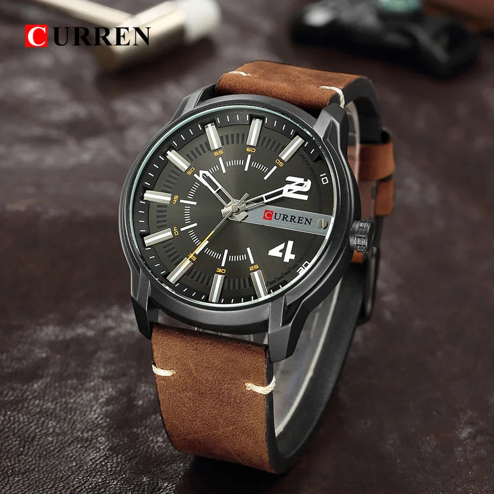 CURREN Watches Leather-8306